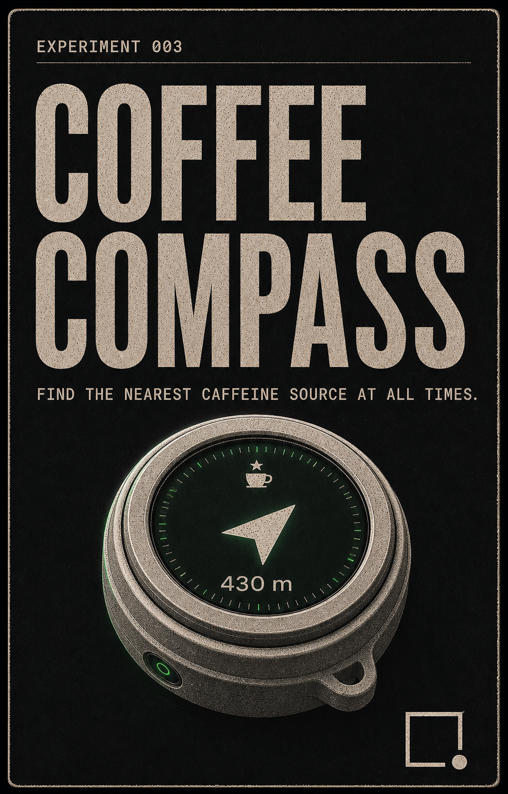 Coffee Compass poster